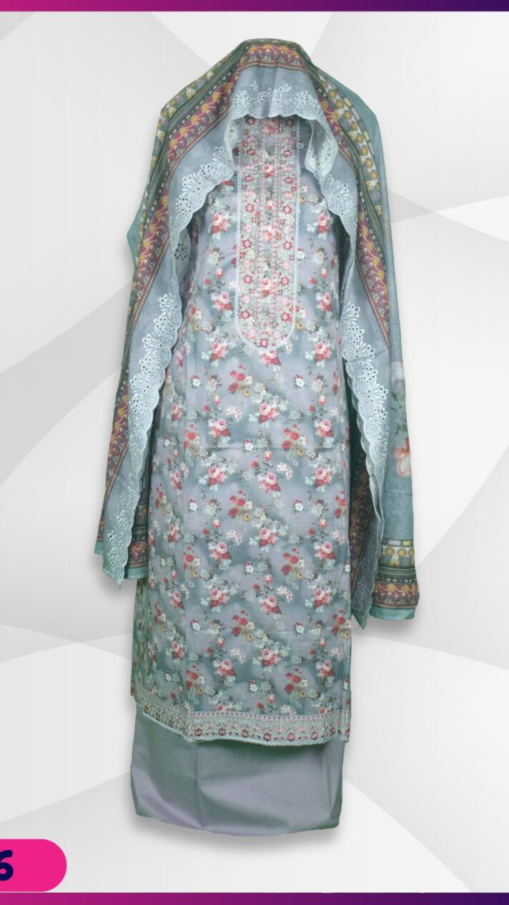 Unstitched Three Piece 072436