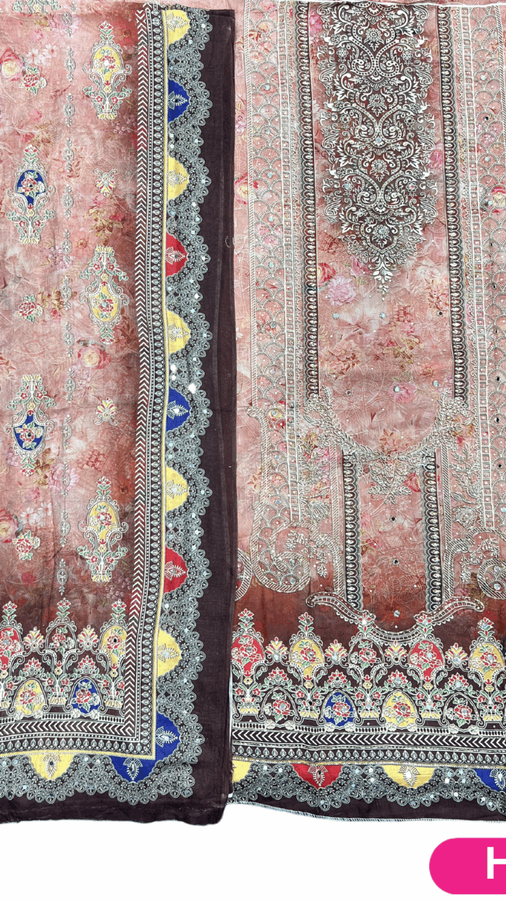 Unstitched Three Piece -H12243